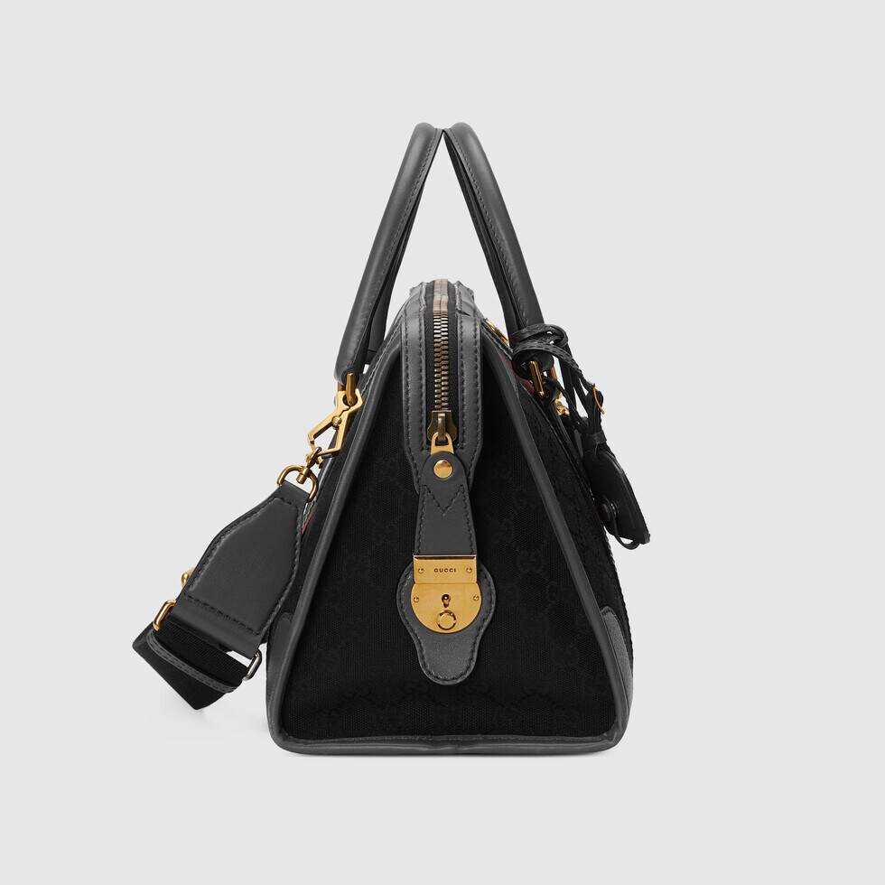 Extra large canvas duffle bag with Double G – G007