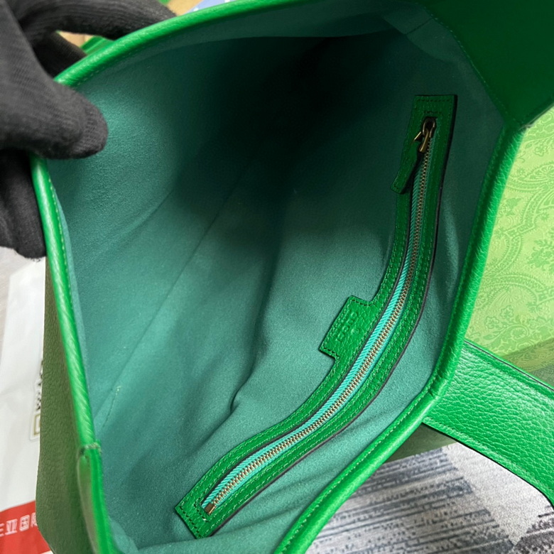 Aphrodite medium shoulder bag Green Leather – GB023