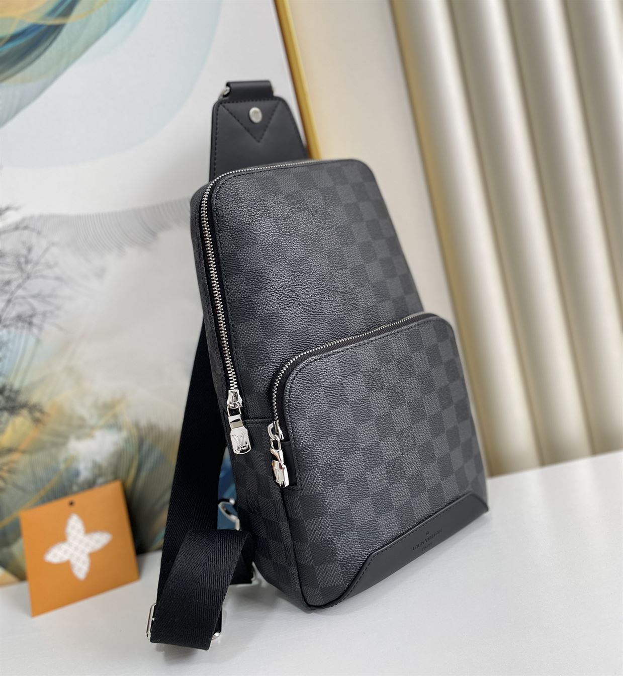 Avenue Sling Bag Damier Graphique canvas – LB030