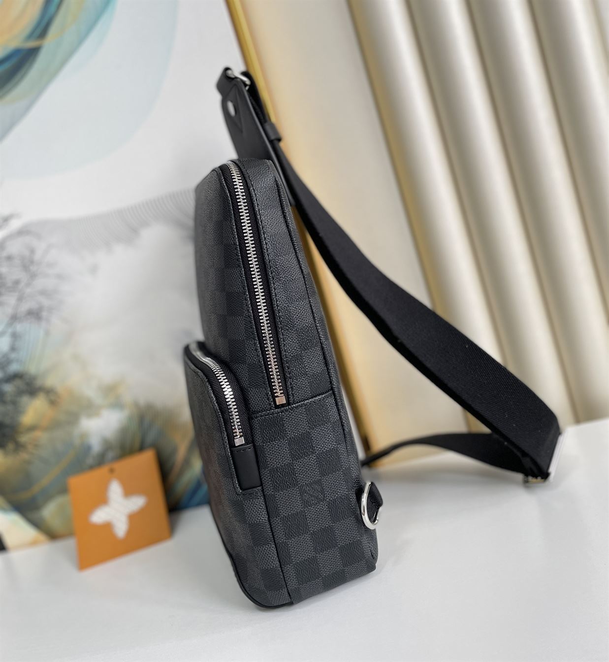 Avenue Sling Bag Damier Graphique canvas – LB030