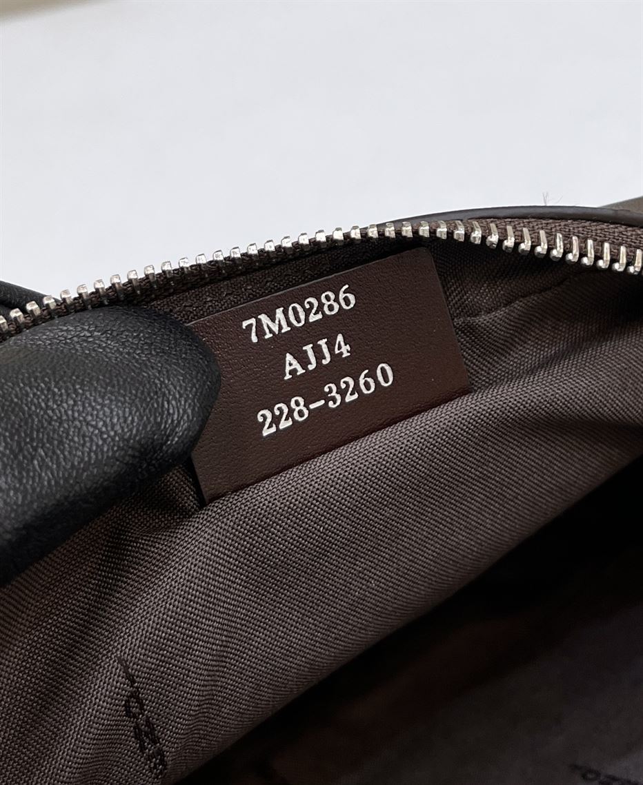 Belt Bag Brown FF fabric belt bag – FB034