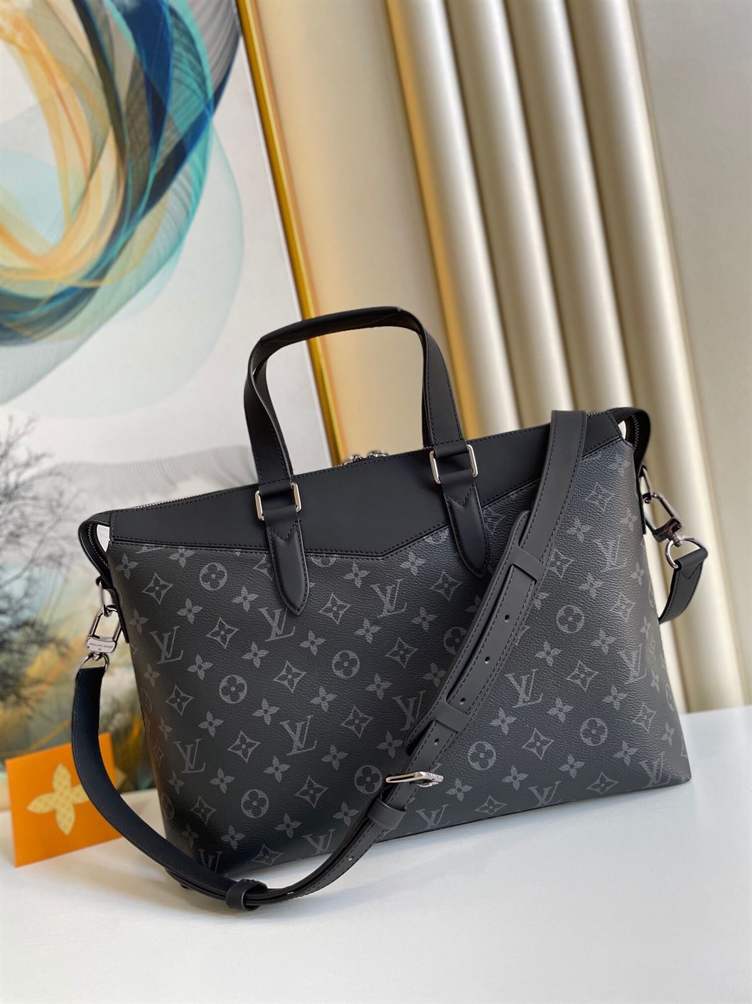 Briefcase Explorer Monogram Eclipse canvas – LB021