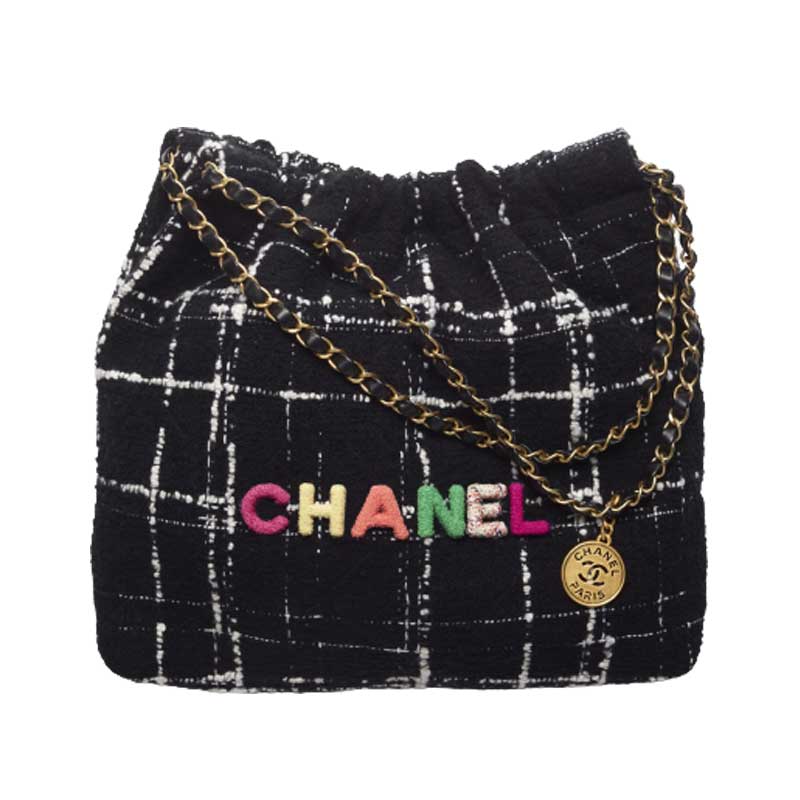 Chanel 22 Handbag Black, White & Multicolor – CB007