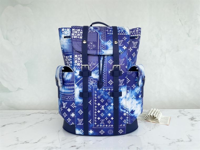 Christopher PM Backpack Blue – LB004