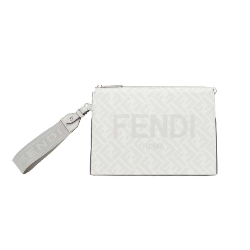 Clutch Pack White FF fabric pouch – FB032