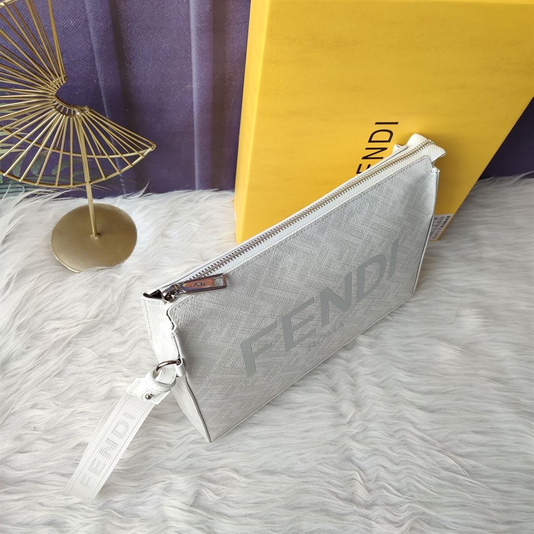 Clutch Pack White FF fabric pouch – FB032