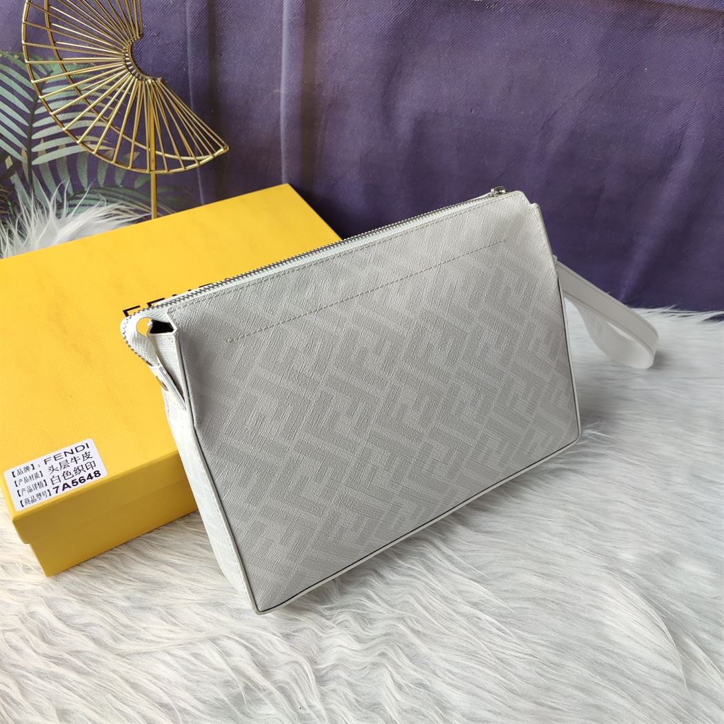 Clutch Pack White FF fabric pouch – FB032