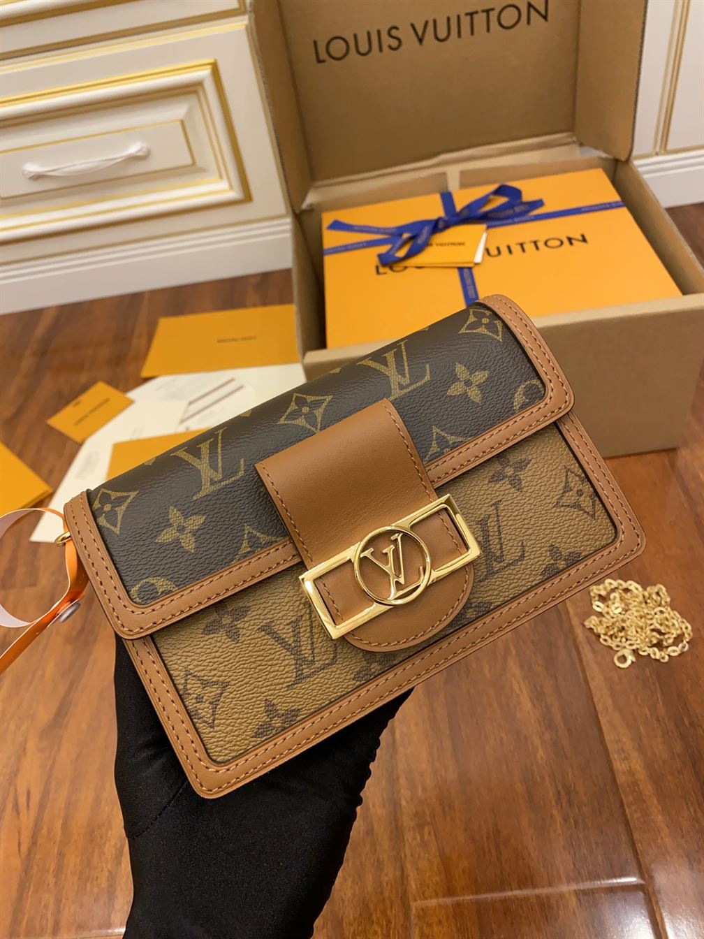 LV Dauphine Mini handbag Monogram canvas – LB011