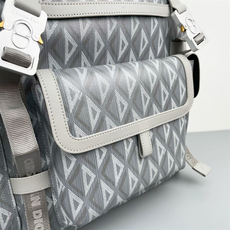 Dior Hit The Road Backpack Gray CD Diamond Canvas – DB014