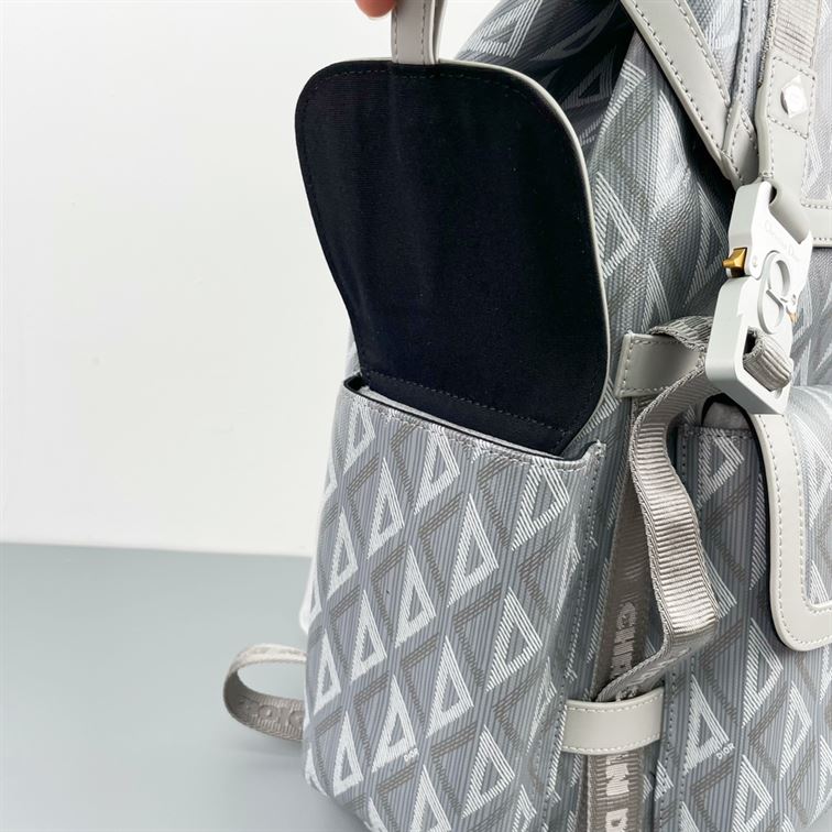 Dior Hit The Road Backpack Gray CD Diamond Canvas – DB014