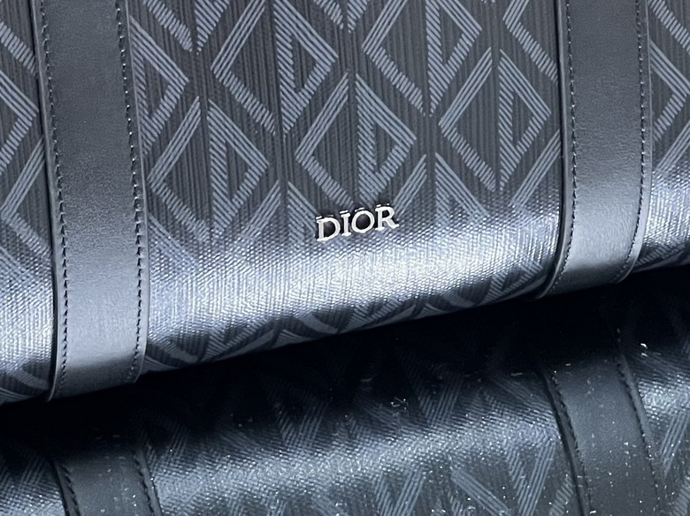Dior Lingot 50 Duffle bag Black CD Diamond Canvas – DB020