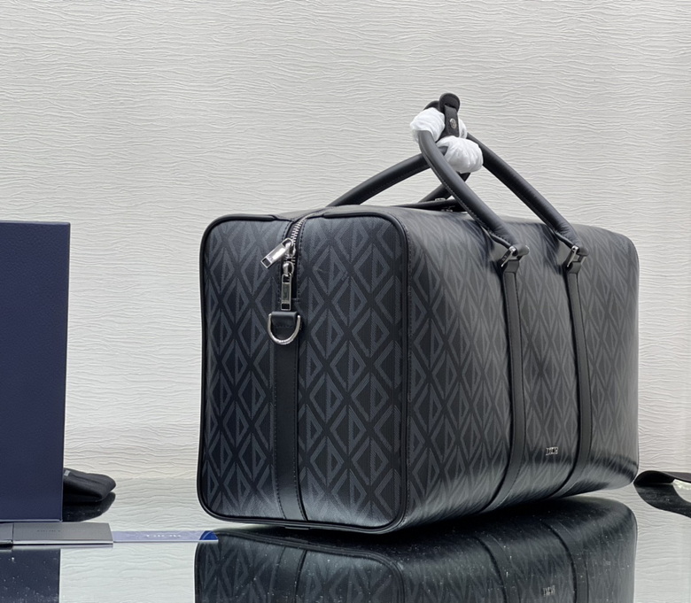 Dior Lingot 50 Duffle bag Black CD Diamond Canvas – DB020