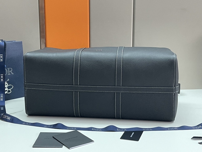 Dior Lingot 50 Duffle bag Black Grained Calfskin – DB022