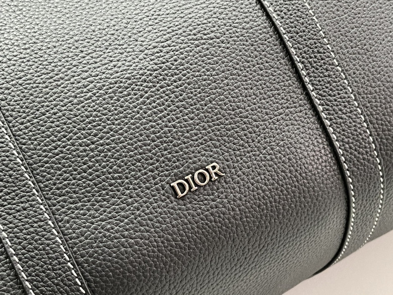 Dior Lingot 50 Duffle bag Black Grained Calfskin – DB022
