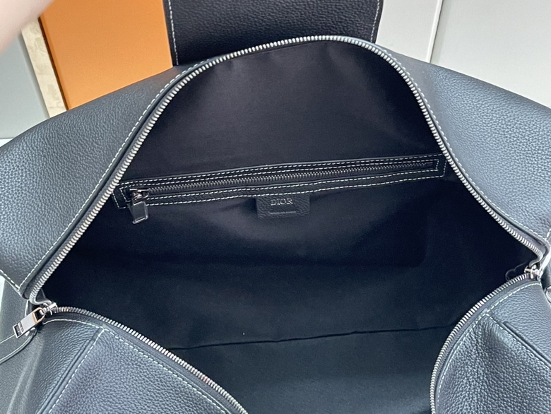 Dior Lingot 50 Duffle bag Black Grained Calfskin – DB022
