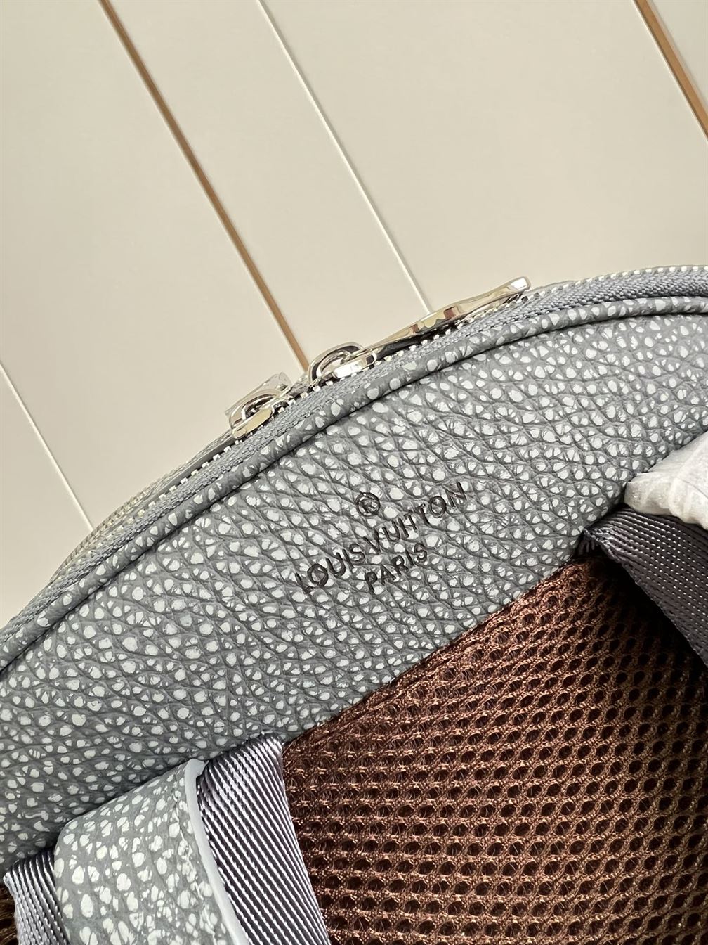 Ellipse Backpack Granite embossed cowhide leather – LB006