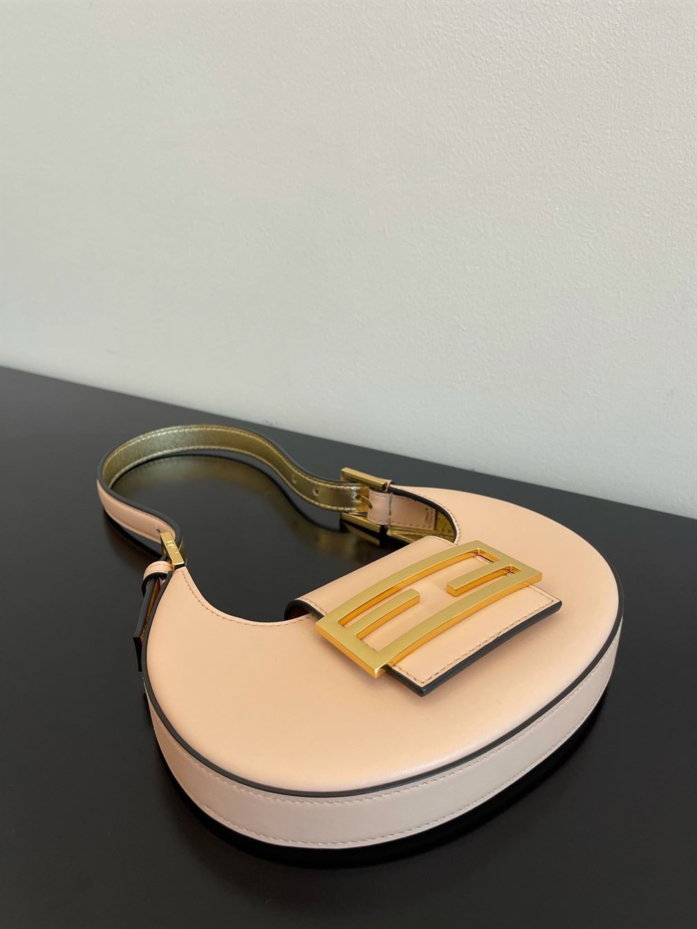 Fendi Cookie Pale pink leather mini bag – FB020