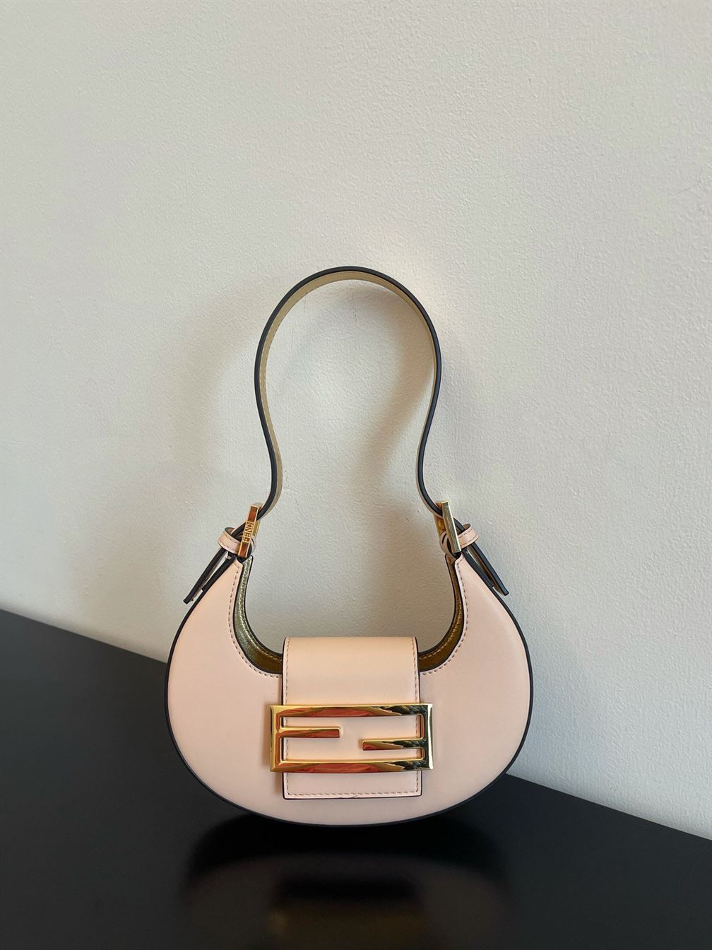 Fendi Cookie Pale pink leather mini bag – FB020