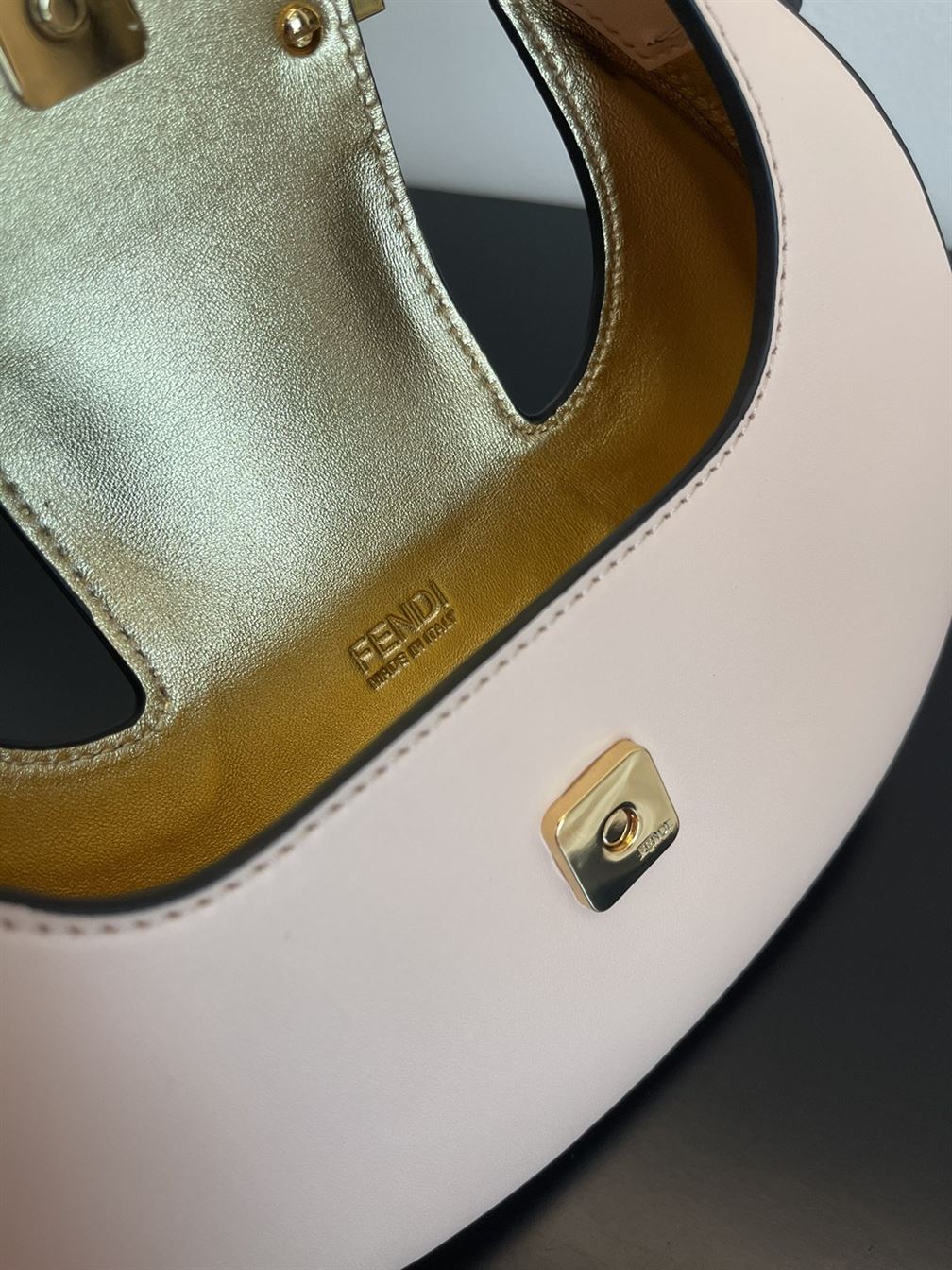 Fendi Cookie Pale pink leather mini bag – FB020