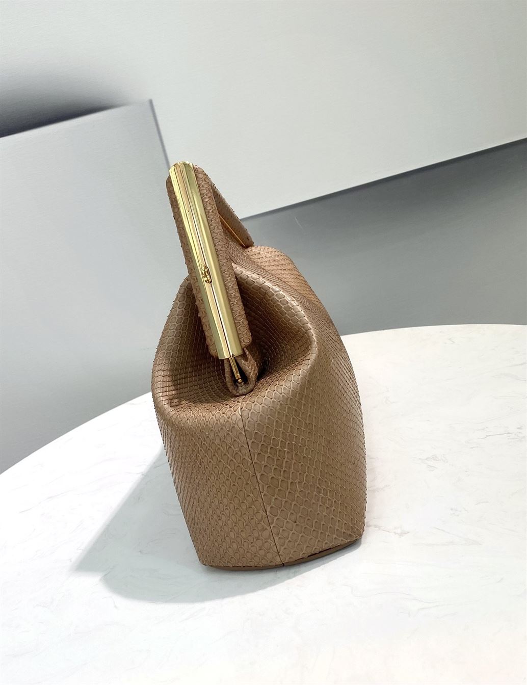Fendi First Small Beige python bag – FB013