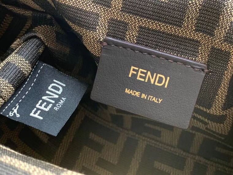 Fendi First Small Gold laminated leather bag – FB003