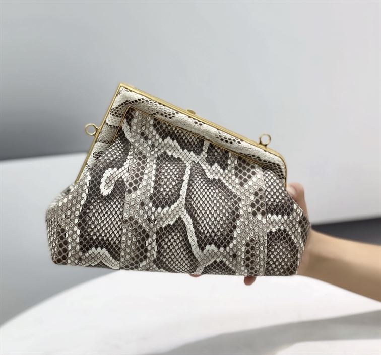 Fendi First Small Natural python leather bag – FB016