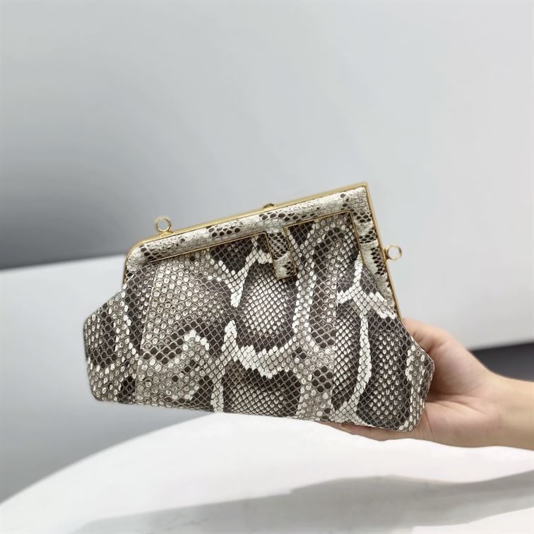 Fendi First Small Natural python leather bag – FB016