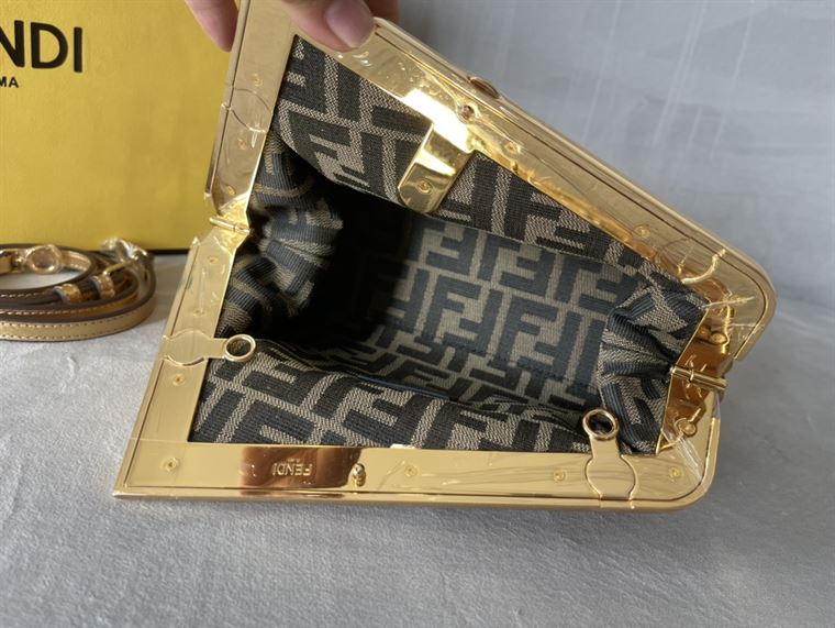 Fendi First Small Pink sequinned bag – FB025