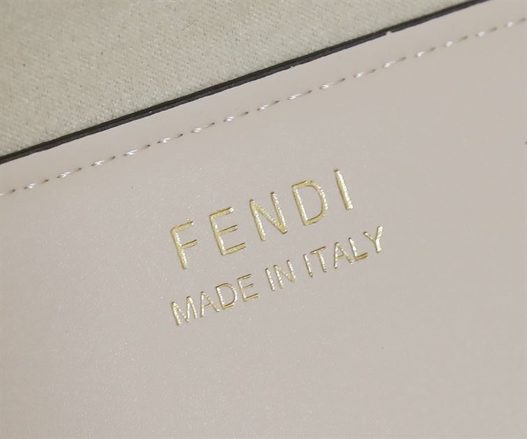 Fendi Sunshine Medium White leather shopper Bag – FB007