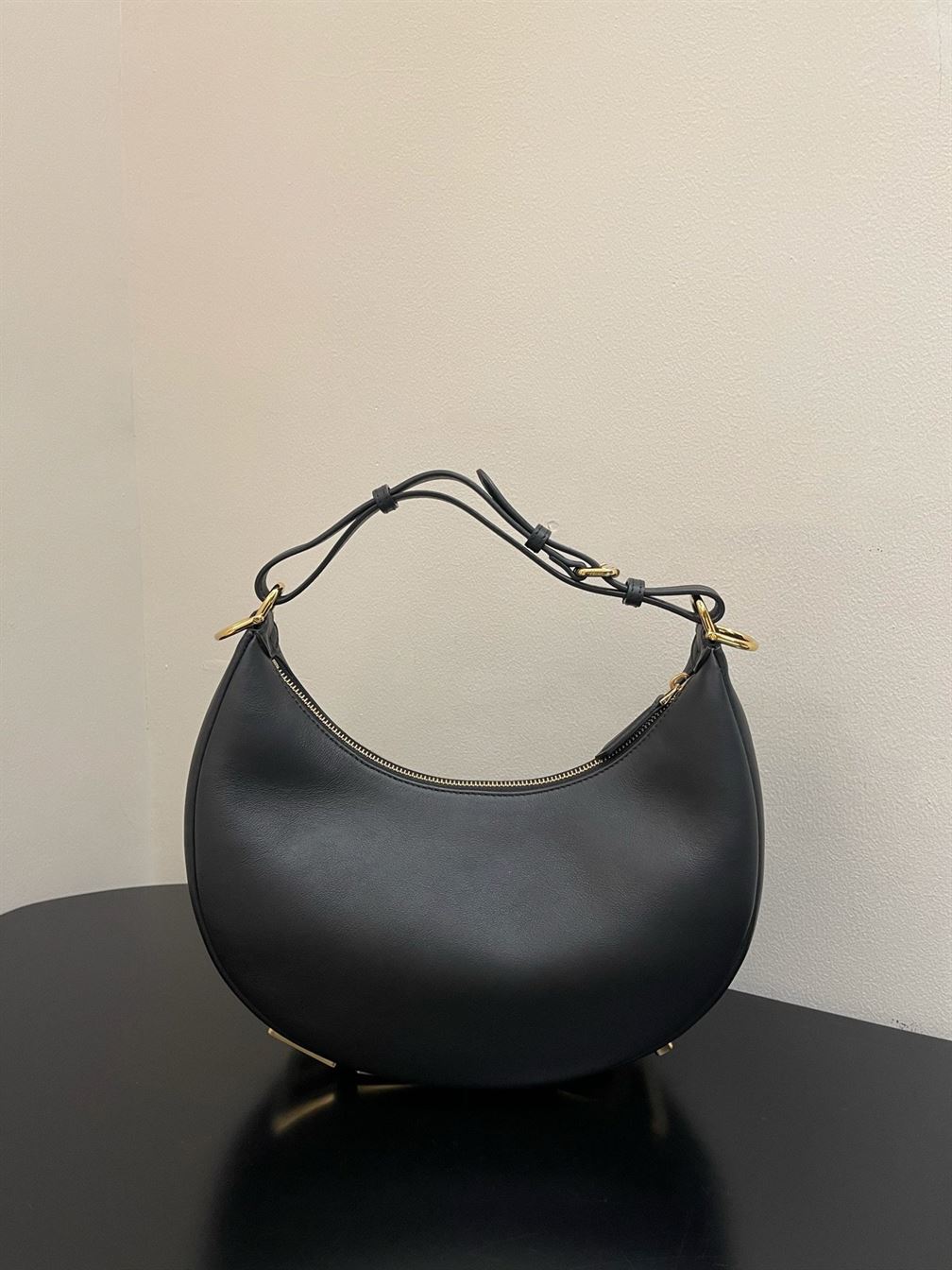Fendigraphy Small Black leather bag – FB011