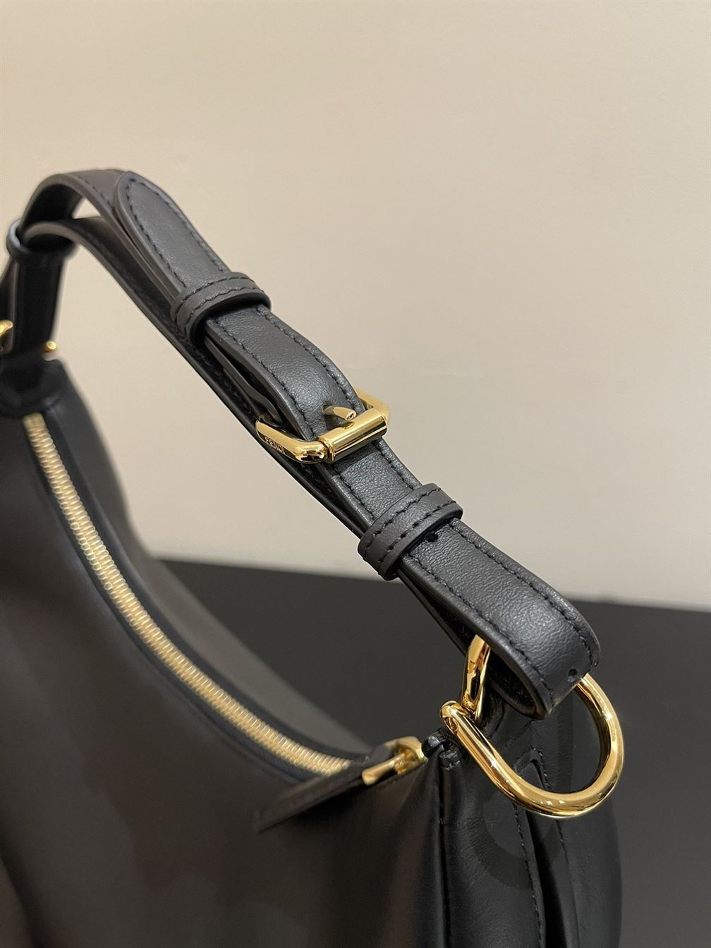 Fendigraphy Small Black leather bag – FB011