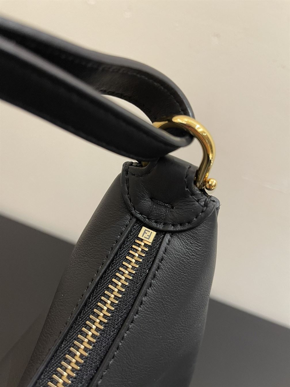 Fendigraphy Small Black leather bag – FB011
