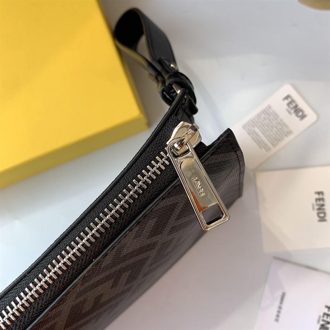 Flat Pouch Grey fabric pouch – FB028