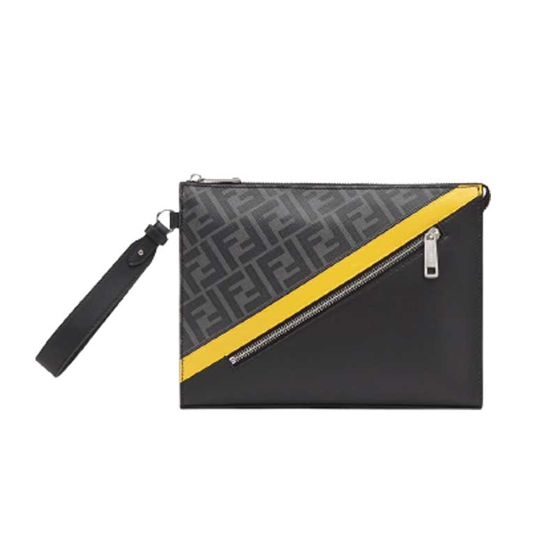 Flat Pouch Grey fabric pouch – FB028