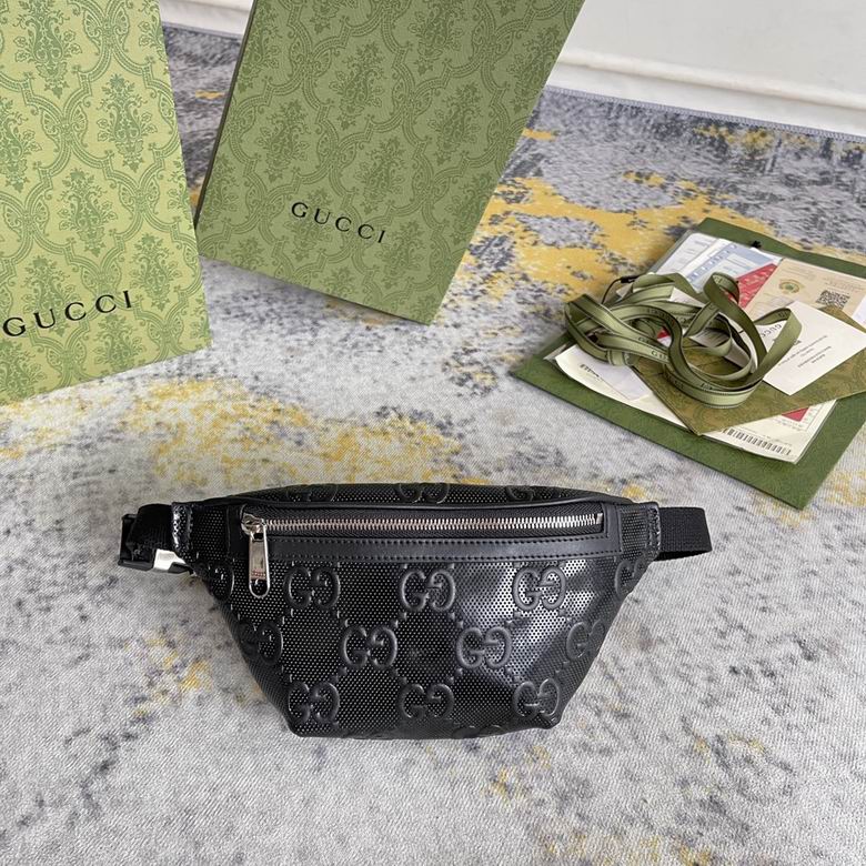 GG embossed belt bag – GB040