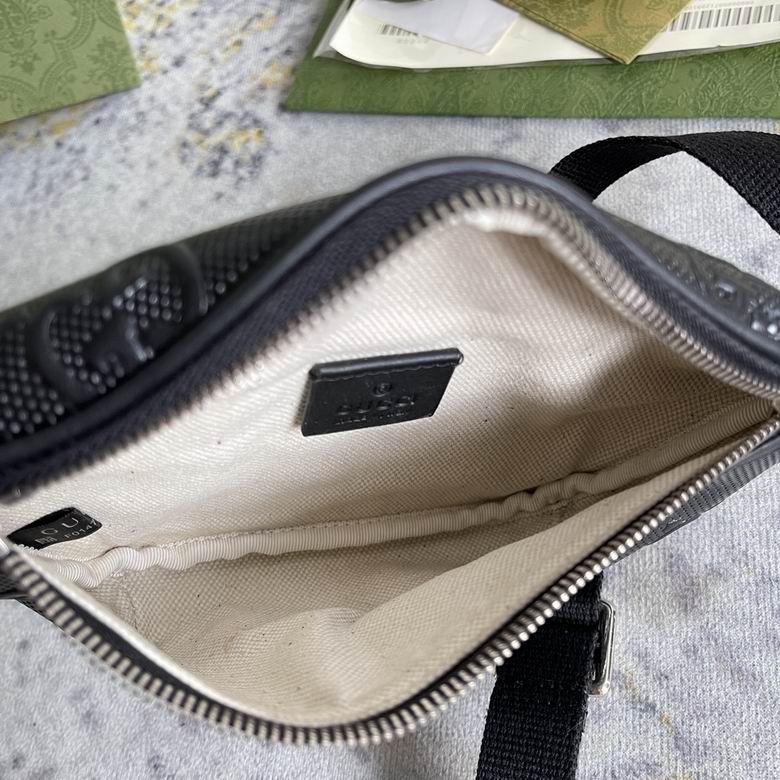 GG embossed belt bag – GB040