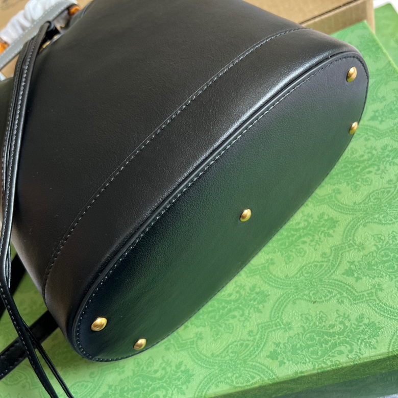 Gucci Diana mini bucket bag Black leather – GB038