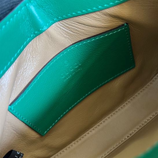 Jackie 1961 mini shoulder bag Green patent leather – GB064