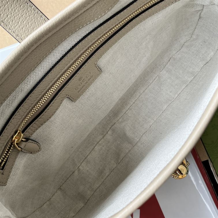 Jackie 1961 small GG shoulder bag Beige and white – GB058