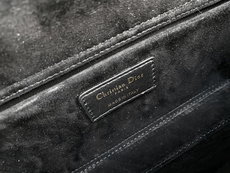 Lady D-Joy bag black lambskin – DB003