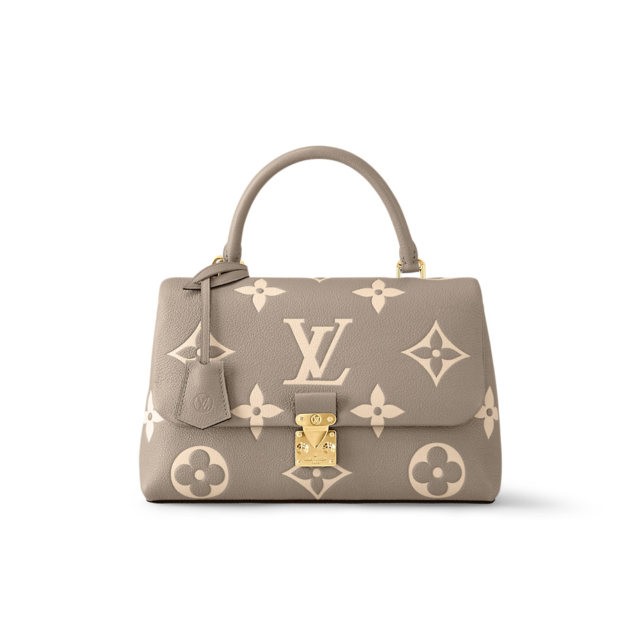 Louis Vuitton Madeleine MM handbag Dove Gray Crème Beige – LB015