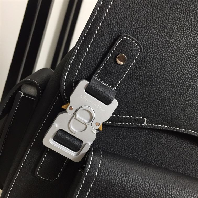 Maxi Gallop Backpack Black Grained Calfskin – DB015
