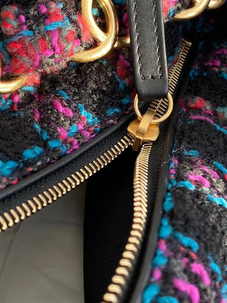 Maxi Hobo Bag Black, Purple, Green & Red – CB006