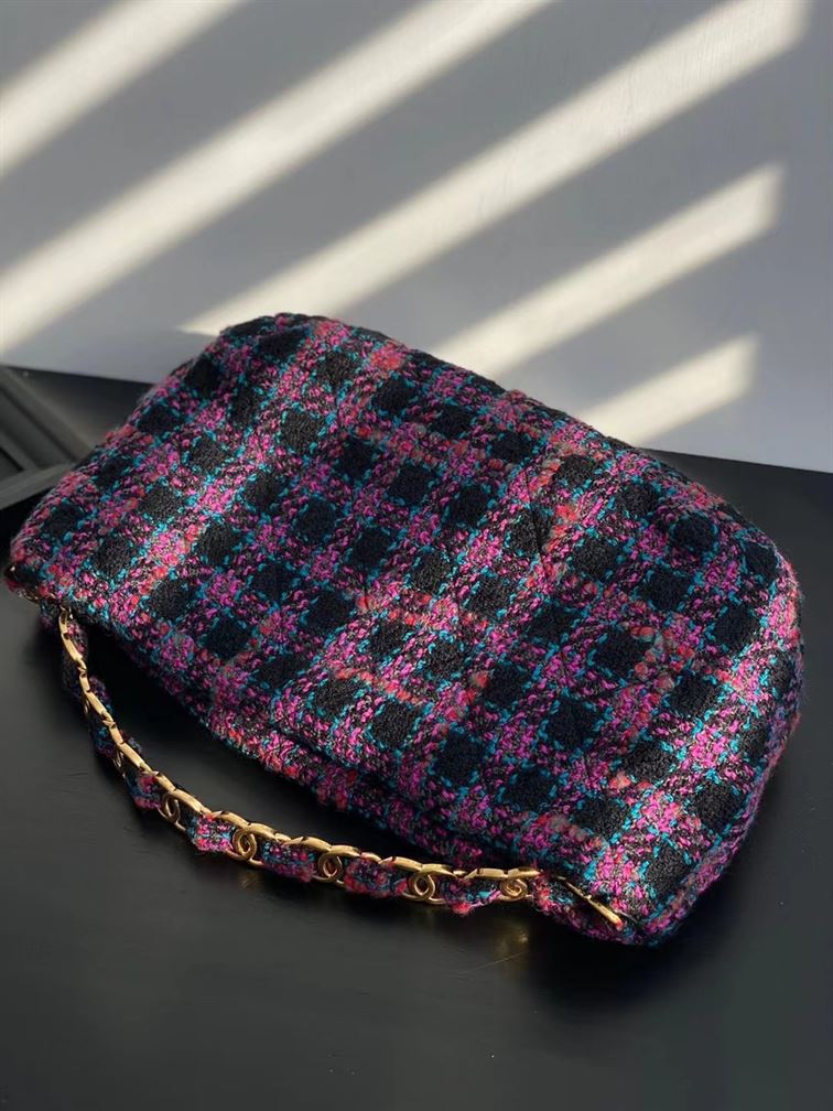 Maxi Hobo Bag Black, Purple, Green & Red – CB006