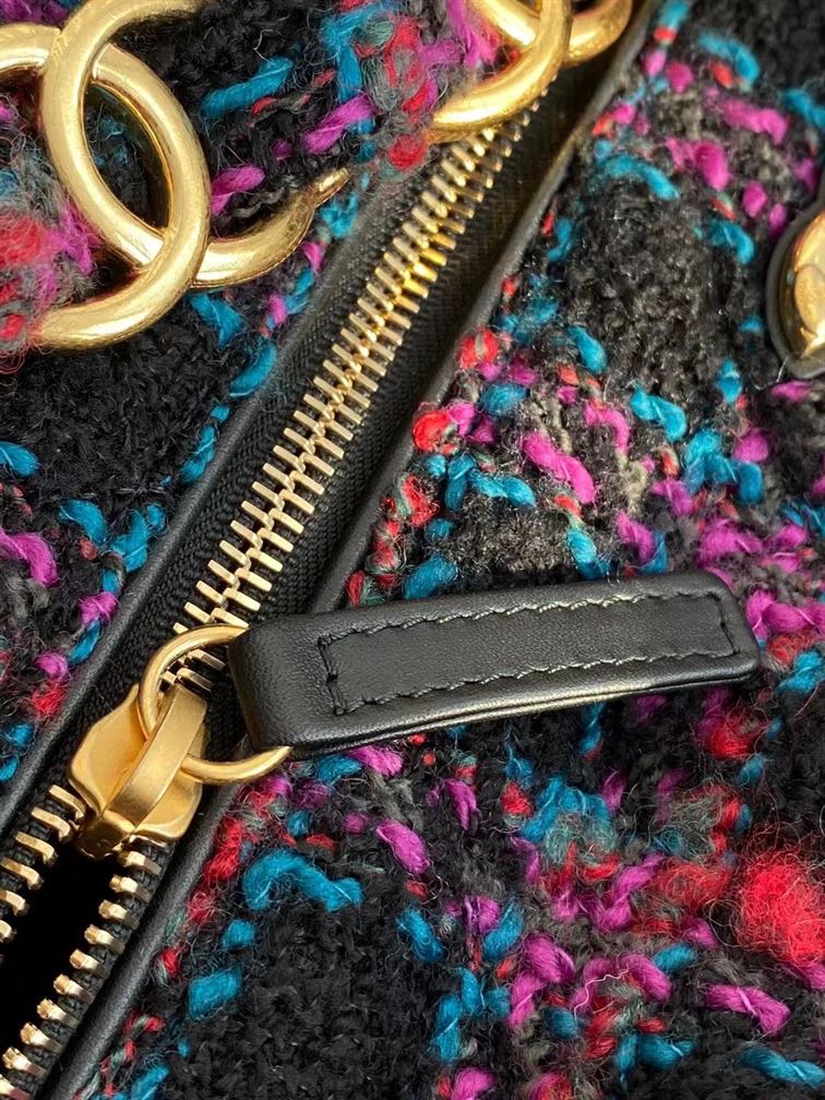 Maxi Hobo Bag Black, Purple, Green & Red – CB006