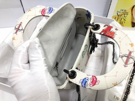 Micro Lady Dior bag Latte Multicolor Zodiac – DB024
