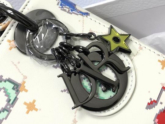 Micro Lady Dior bag Latte Multicolor Zodiac – DB024