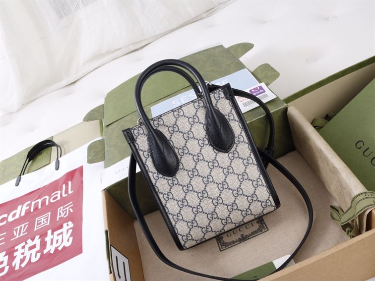 Mini tote bag with Interlocking G – GB016