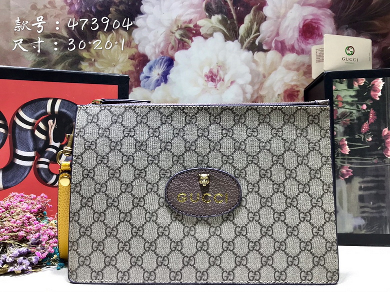 Neo Vintage GG Supreme pouch Beige ebony Canvas – GB061