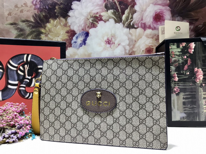 Neo Vintage GG Supreme pouch Beige ebony Canvas – GB061